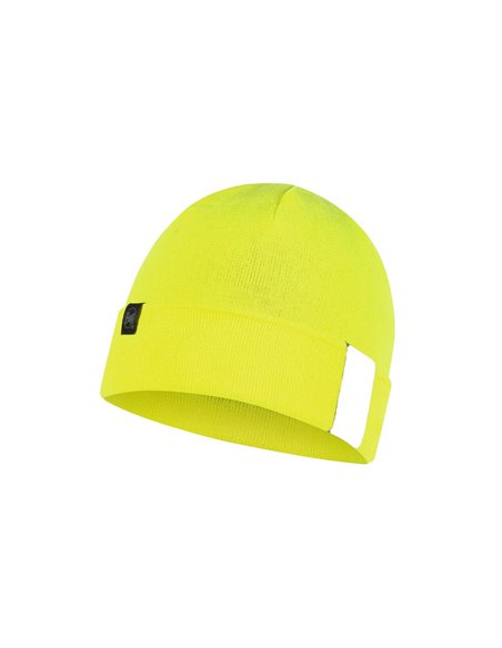 Knitted Polar Hat Solid Orange Fluor